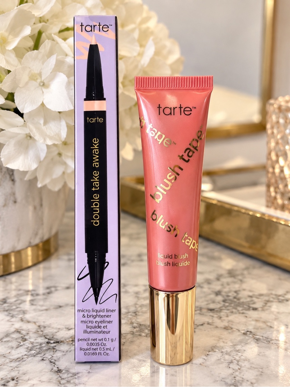 Tarte Blush Tape Liquid Blush + Double Take Awake Liner Bundle 💕